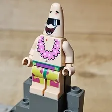 LEGO Plastic Patrick Star Minifigure SpongeBob SquarePants Theme Age 5+