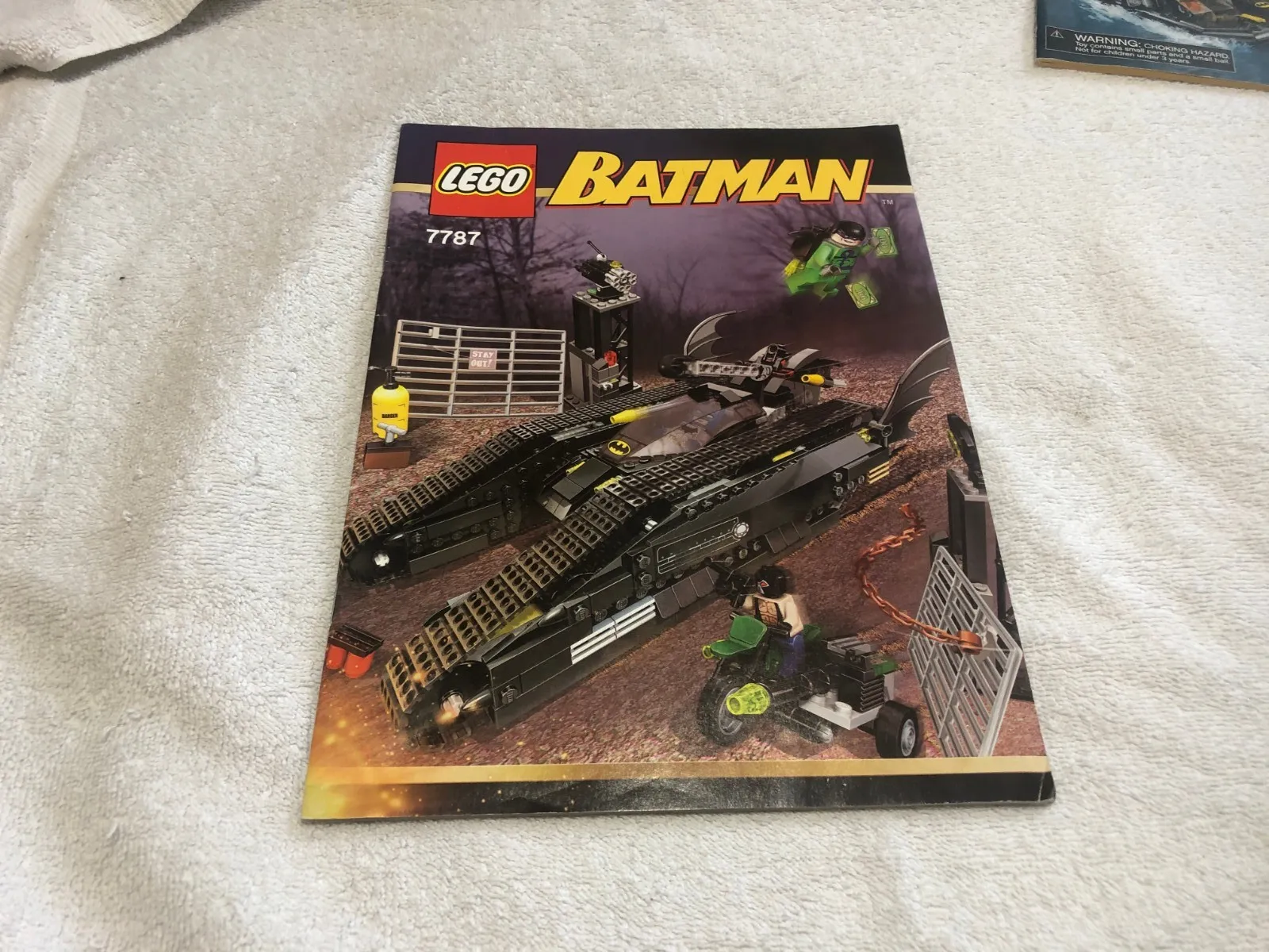 Lego Batman 7787 instructions manual only very good condition complete