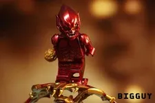 LEGO Marvel Bigguy Yafd Custom Marvel Green Goblin + Glider Pad Minifigure NEW