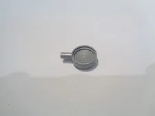 Lego Minifigure, Utensil Frying Pan 4528 Flat Silver