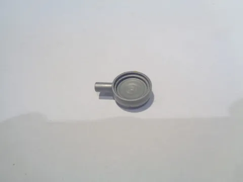 Lego Minifigure, Utensil Frying Pan 4528 Flat Silver