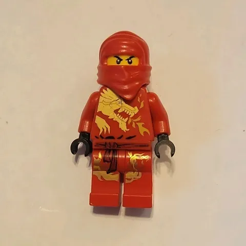 LEGO NINJAGO Kai Red Ninja Minifigure  Dragon Torso