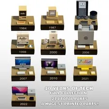 Mac Custom Lego Sets x 10, full collection of custom printed buildable tech sets