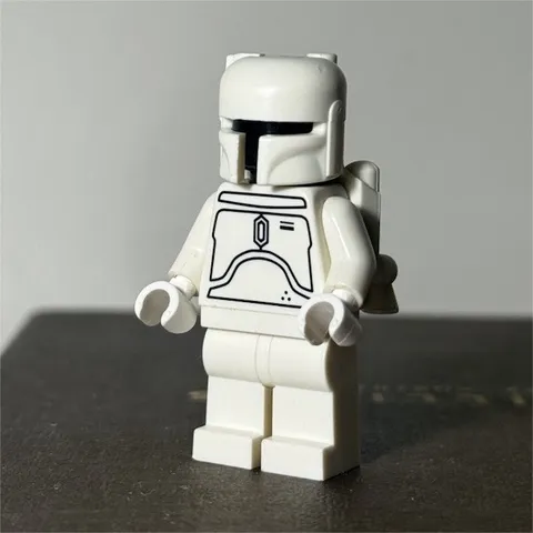 LEGO Star Wars Boba Fett White Prototype Minifigure sw0275 2010