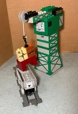 2006 LEGO DUPLO THOMAS & FRIENDS SET 3301-CRANKY LOADING CRANE COMP NO INSTRUCTS