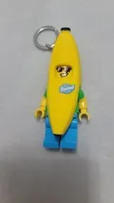 Lego Banana Guy Minifig LED LITE keychain (KE118)