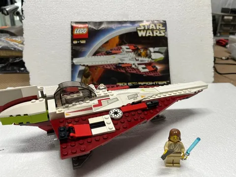 LEGO Star Wars Obi-wan’s Jedi Starfighter 7143 100% Complete
