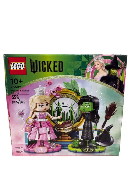 LEGO Wicked Elphaba & Glinda Figures Fantasy Playset 75682. Used