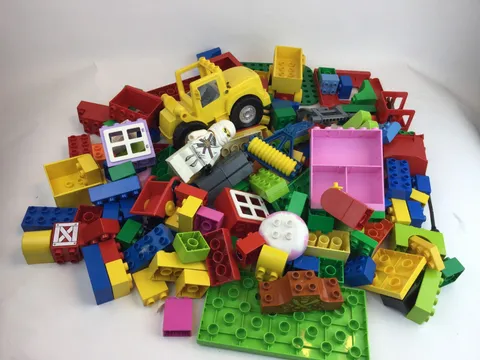 BIG 5 Pounds Lot Lego DUPLO Blocks Bricks Cars  - 100% Lego!