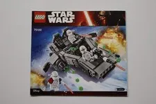 LEGO® Star Wars™ 75100 First Order Snowspeeder™ Instruction Manual Only!