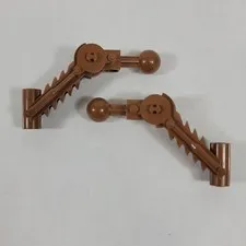 2X LEGO Bionicle LIGHT BROWN Ball Joint 5x7 Arm Dual Axle Part Lot x240 32476