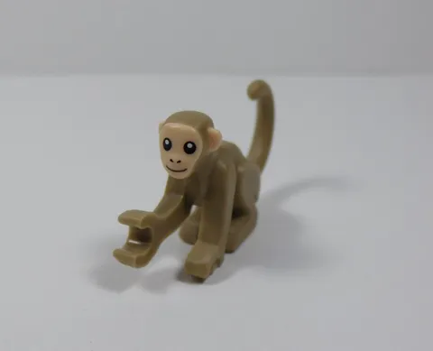 LEGO Dark Tan Monkey Animal Minifig H12