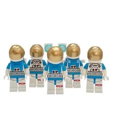 Lego CITY Lunar Research Astronaut Minifigure Lot Space Exploration Figure Pack