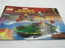 Lego Marvel Super Heroes 76006 Instructional Manual Only
