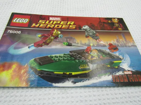 Lego Marvel Super Heroes 76006 Instructional Manual Only