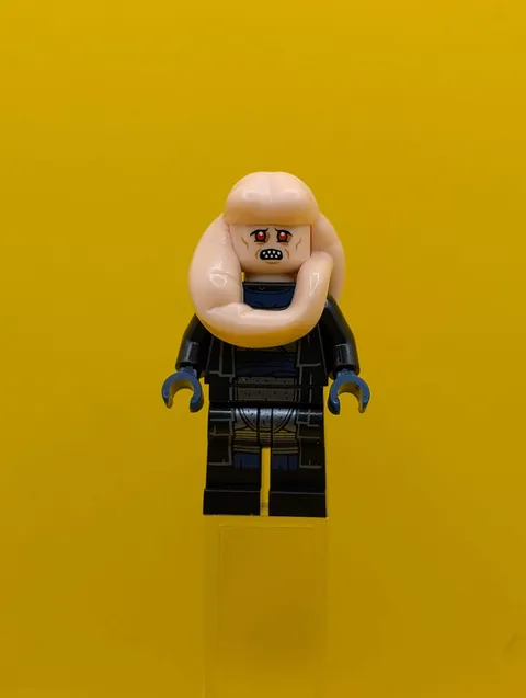 Bib Fortuna sw1383 Black Robe, Dark Silver Armor Star Wars Lego Minifigure