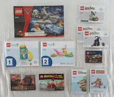 Lego Licensed Properties Mixed Lot of 11 Instruction Manuals Harry Potter Bluey