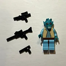 LEGO Star Wars Greedo Minifigure w/ Blasters