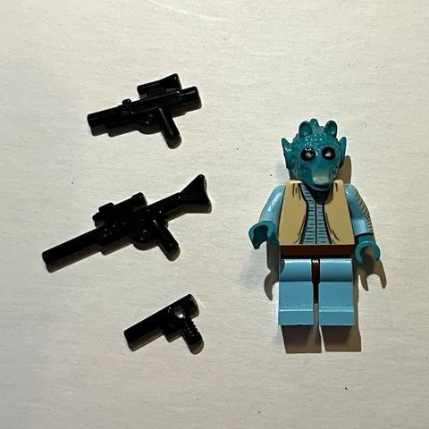 LEGO Star Wars Greedo Minifigure w/ Blasters