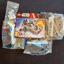 LEGO Star Wars: First Order Snowspeeder - 75100 - 100% Complete w/ Instructions