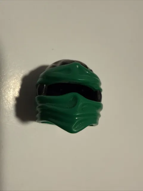☀️NEW LEGO Minifigure Minifig Headgear Head Cover Ninjago Mask Dark Green LLOYD