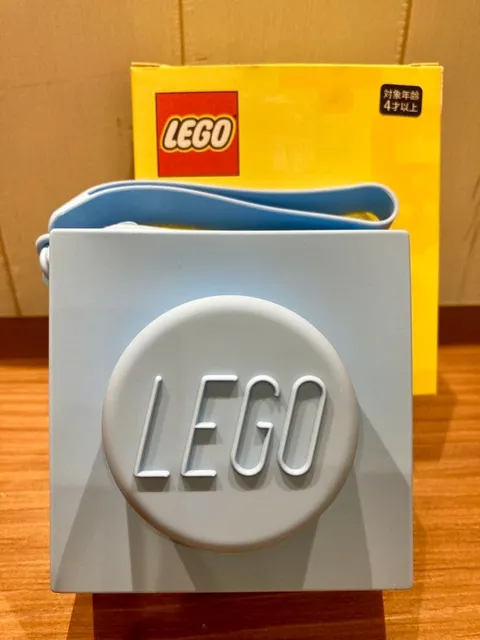 LEGO Zip Pouch Cube Storage Bag Light Blue New Unused