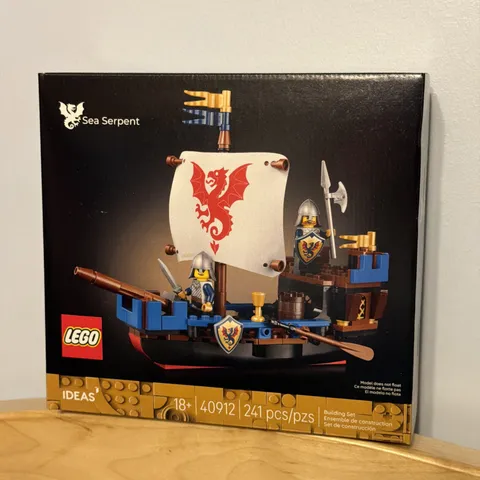 LEGO 40912 Sea Serpent Ideas Promotional GWP Black Knight Castle Boat 241pc RARE