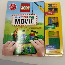 Klutz LEGO Make Your Own Movie Stop-Motion Animation Activity Kit 9781338137200