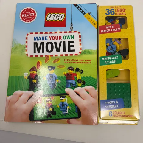Klutz LEGO Make Your Own Movie Stop-Motion Animation Activity Kit 9781338137200