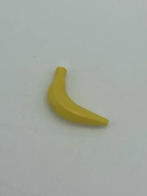 LEGO Yellow BANANA MINIFIGURE FOOD 33085 Minifigure Accessory (New) x1