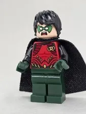 LEGO® Super Heroes Robin Minifigure Green Mask & Cape DC 76034 sh0195 12a