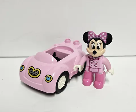 Lego Duplo Minnie Mouse Car With Minnie Pink Birthday Party 10873