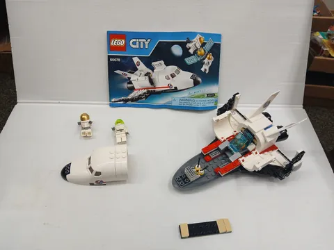 LEGO City Space Shuttle 60078 Instructions Minifigure Not Complete 