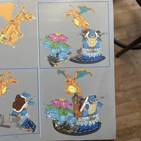 LEGO 72153 Pokémon complete set. New in bags. No box. 