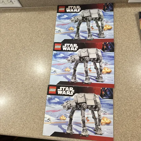 LEGO Star Wars AT-AT 10178 Instruction Manual Set All 3 Books