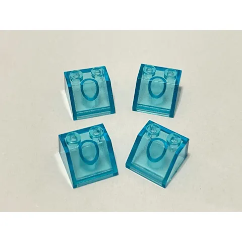 Lego 6227 3039 Blue Replacement Add-on Pieces Parts Lot of 4