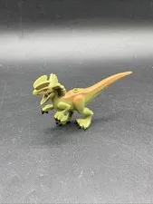 Lego Jurassic Park Pyroraptor Mini Figure Green-Brown
