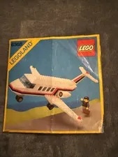 Lego Town Jet Airliner (6368) Instruction Manual Booklet Only 1985 Germany