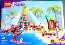LEGO 41700 Friends Beach Glamping Building Set New/Sealed 380 pcs 6+