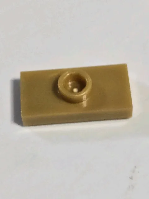 LEGO Parts - Pearl Gold Plate 1 x 2 with 1 Stud (Jumper) - No 15573