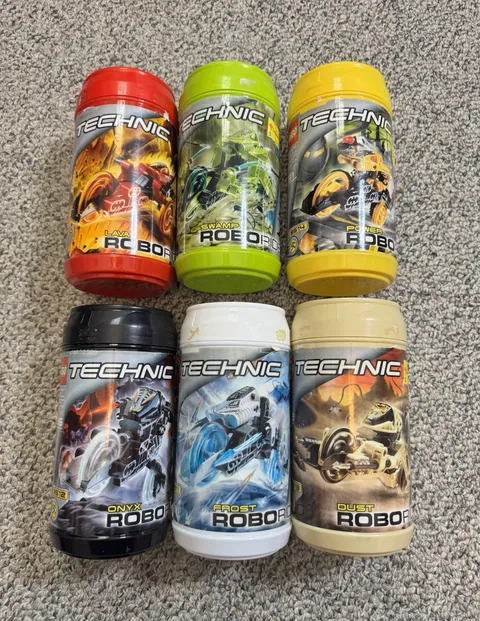 LEGO Technic Roboriders Canisters, Vehicles, Instructions (READ DESCRIPTION)