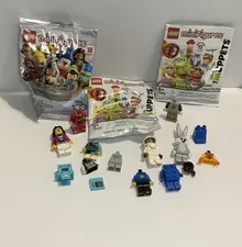 LEGO Disney Bugs Bunny Muppets Animal Gonzo Mickey Mouse Minifigure Lot