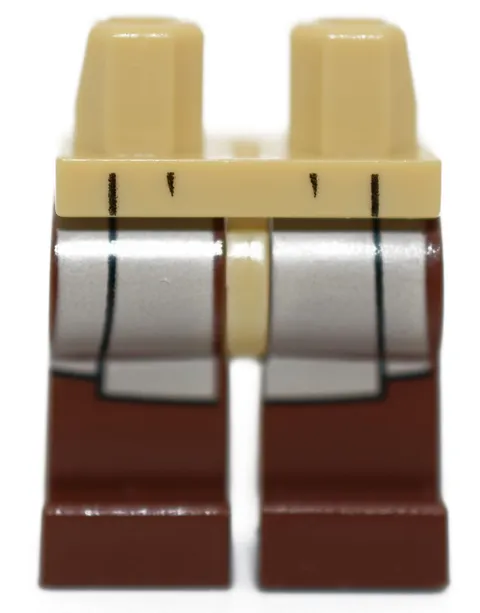 LEGO Minifigure Legs Star Wars Qui-Gon Jinn 75096 tan Jedi robe brown 6083231