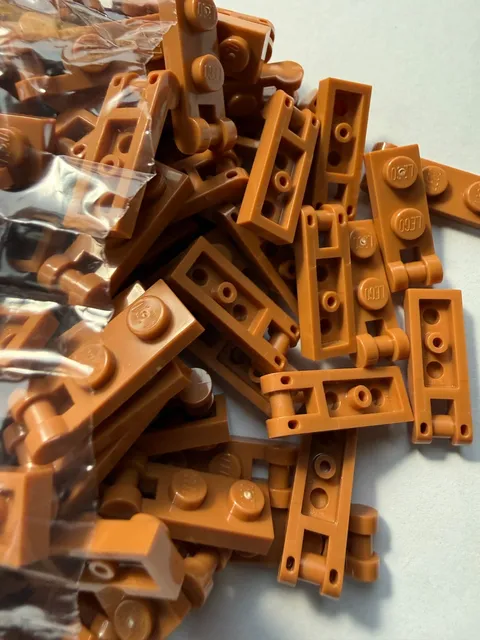 LEGO-NEW-#60478-MEDIUM NOUGA-1 X 2 PLATE MOD/ W/ BAR HANDLE ON END-25 PIECE