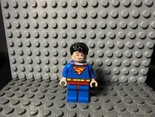Lego Batman the Video Game Superman Custom Minifigure 2006 RARE
