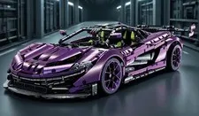 TECHNIC GULY MCLAREN P1 GTR Car Model Building Kit 1:8 Scale 3224 Pieces *NEW*