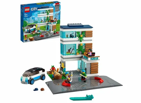 LEGO City Family House 60291 Eco Home Electric Car Solar Panels NEW RETIRED