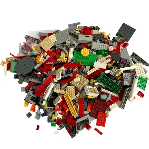 Large LEGO Brick Lot 3 lb, 4 oz Assorted Building Blocks Legos Vintage