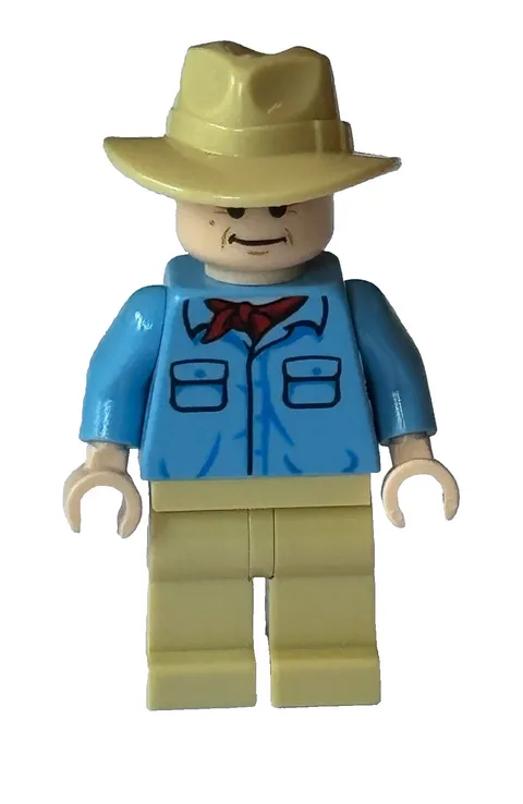 LEGO Jurassic Park - Dr. Alan Grant minifigure JW105 2023 set 76960