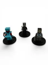 Custom Made Circle Minifigure Display Stands - Pack Of Three